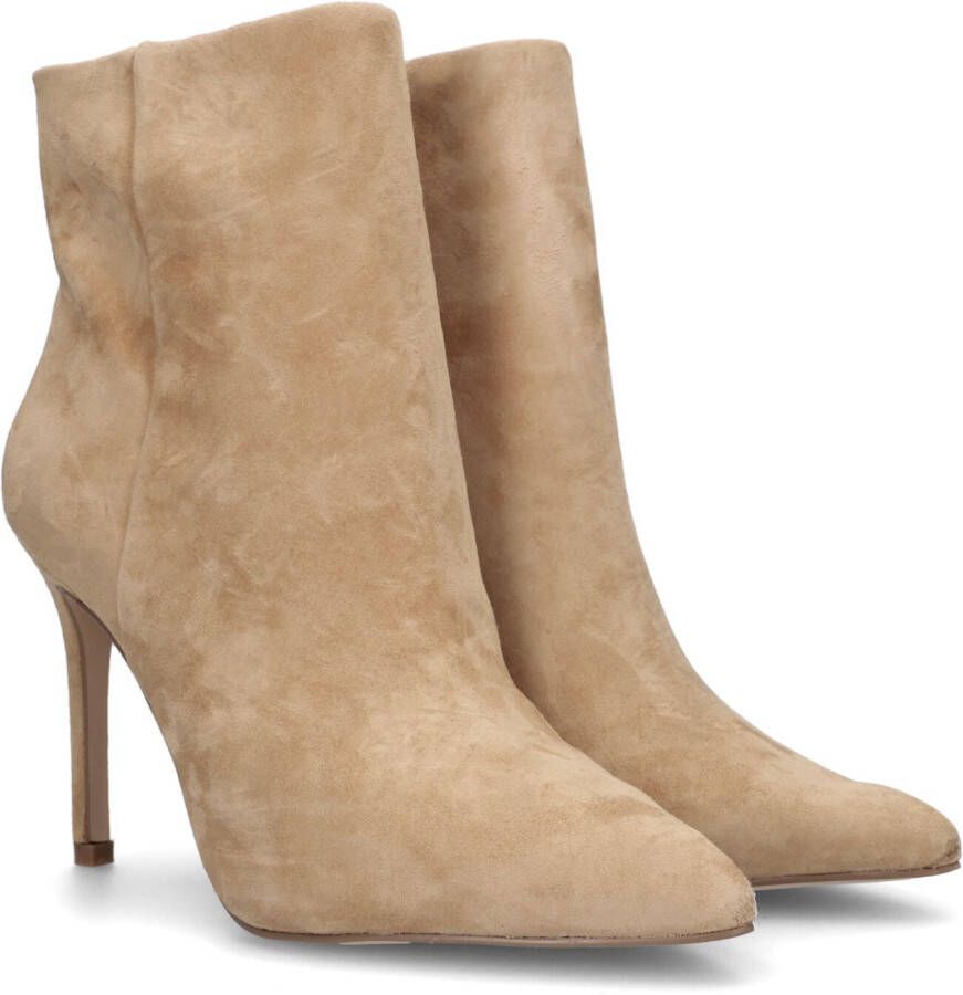 Steve Madden Clovers Enkellaarsjes Enkelboots met rits Dames Beige