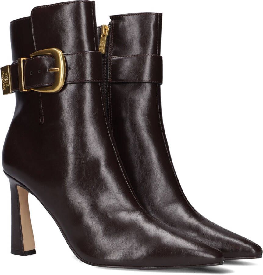 Steve Madden Stashed Enkellaarsjes Enkelboots met rits Dames Bruin