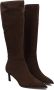 Steve Madden Lucid Laarzen Suède Dames Bruin - Thumbnail 1