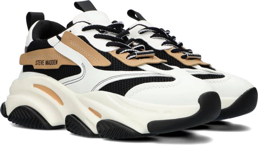 STEVE MADDEN Possession-E tan Zwart Kunststof Lage sneakers Dames