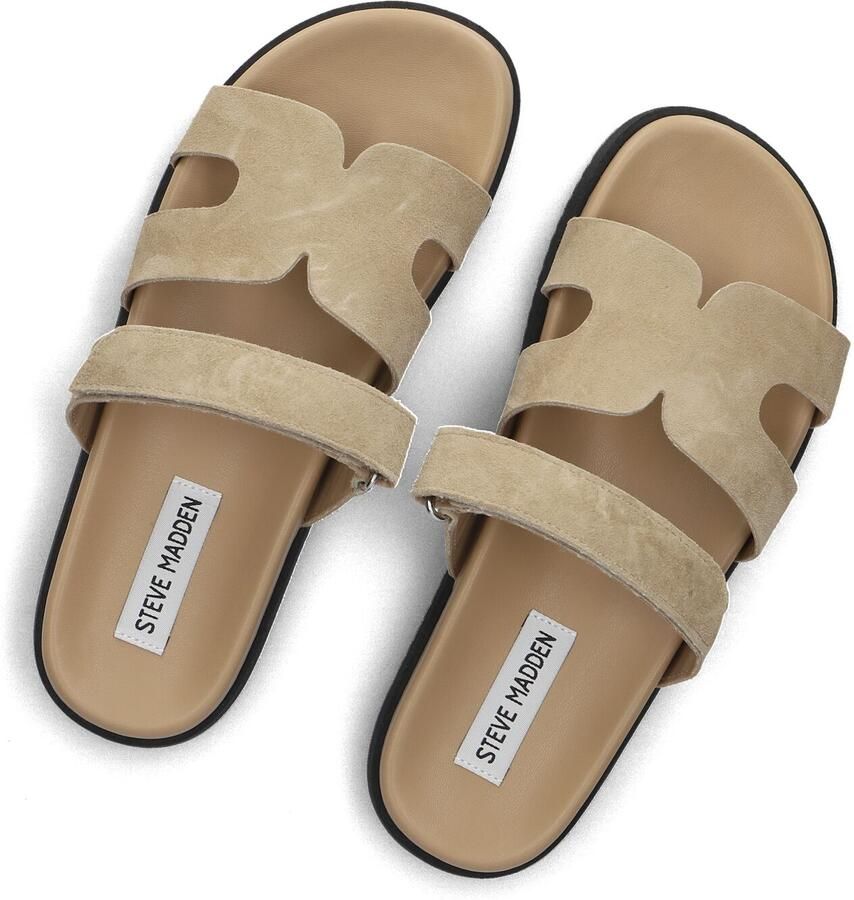 Steve Madden Leren slippers met klittenband model 'MISSILE' - Foto 2