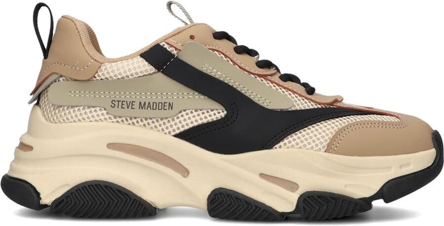 Steve Madden JPossession chunky sneakers beige zwart Meisjes Textiel Meerkleurig 32