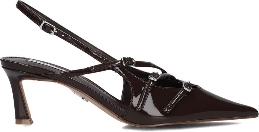 Steve Madden lak slingback pumps bordeaux - Foto 4