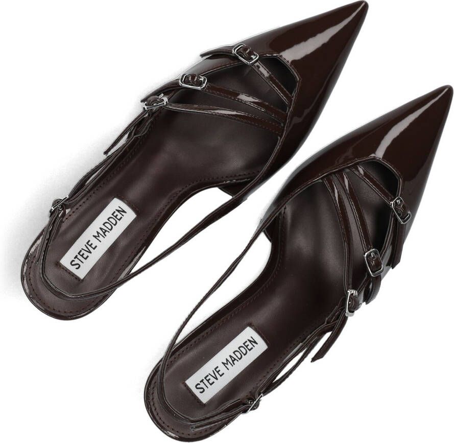 Steve Madden lak slingback pumps bordeaux