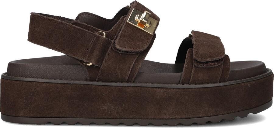 Steve Madden Bigmona suède sandalen donkerbruin - Foto 3