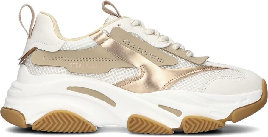 Steve Madden Meisjes Sneakers Jpossession Wit Mesh Brown Dames