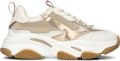 Steve Madden Meisjes Sneakers Jpossession Wit Mesh Brown Dames - Beige