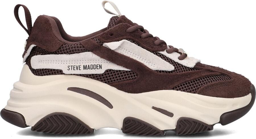 STEVE MADDEN Sneakers laag 'Possession' crème chocoladebruin