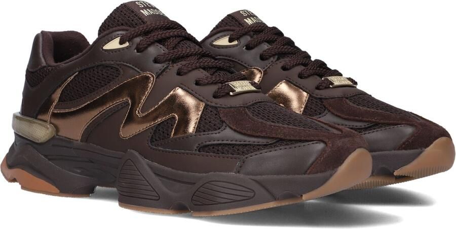 Steve Madden Speeder chunky imitatieleren sneakers bruin