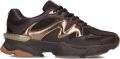 Steve Madden Speeder chunky imitatieleren sneakers bruin - Donkerbruin