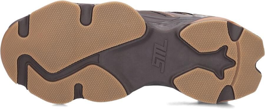 Steve Madden Speeder chunky imitatieleren sneakers bruin - Foto 5