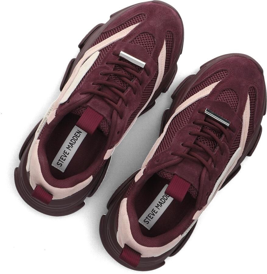 Steve Madden Possession-E chunky suède sneakers aubergine roze - Foto 5