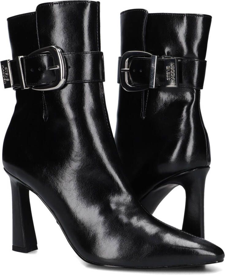 Steve Madden Stashed Enkellaarsjes Enkelboots met rits Dames Zwart - Foto 4