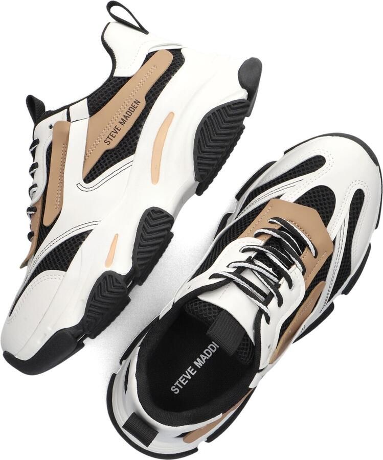 Steve Madden JPossession chunky sneakers zwart beige Meisjes Textiel Meerkleurig 32 - Foto 3