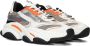 Steve Madden Possession chunky sneakers grijs wit oranje - Thumbnail 1