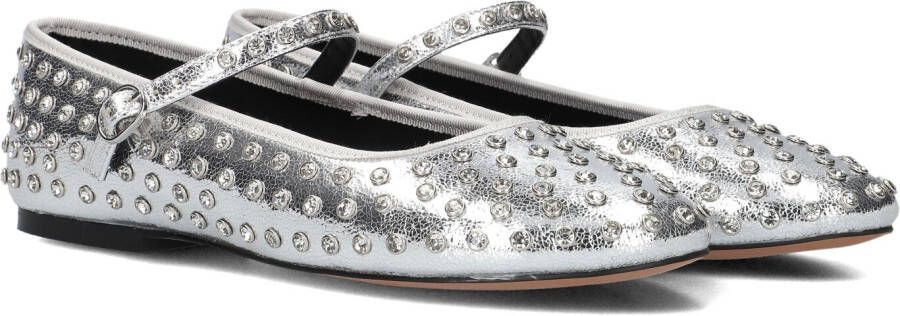 Steve Madden Vinetta-r Ballerina's Dames Zilverkleurig