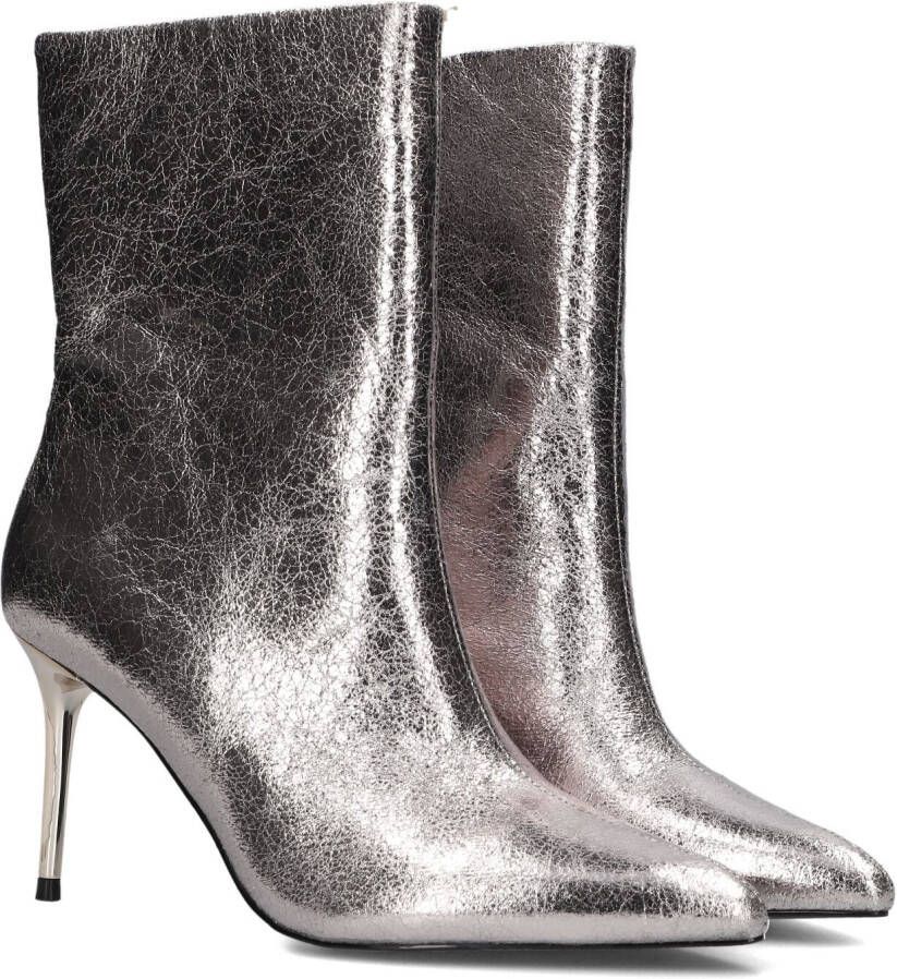 STEVE MADDEN Lyricals met naaldhak Zilver Synthetisch Enkellaars met hak Dames