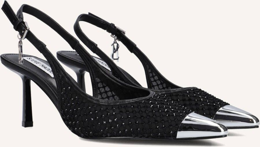 Steve Madden Zwarte Glitter Slingback Schoenen