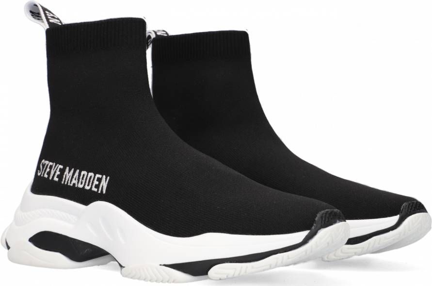 Steve Madden Master Hoge sneakers Dames Zwart - Schoenen.nl