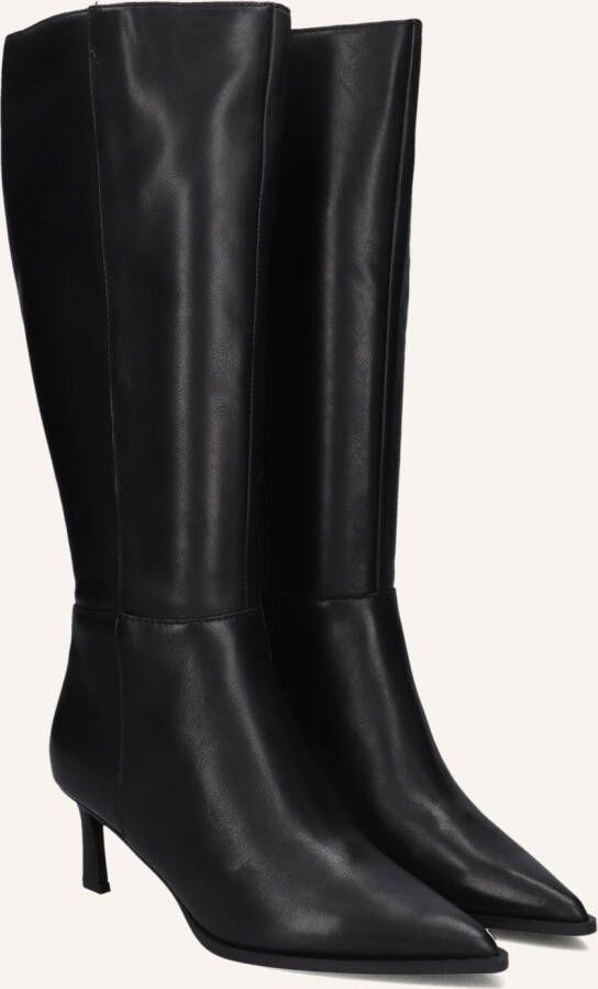 Steve Madden Zwarte Lucid Puntige Neus Hoge Laarzen