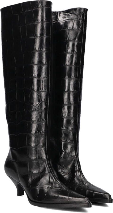STRATEGIA Laarzen Dames E-4301-c Maat: 37 Materiaal: Leer Kleur: Zwart