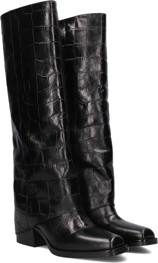 STRATEGIA Laarzen Dames E4410-c Maat: 39 Materiaal: Leer Kleur: Zwart