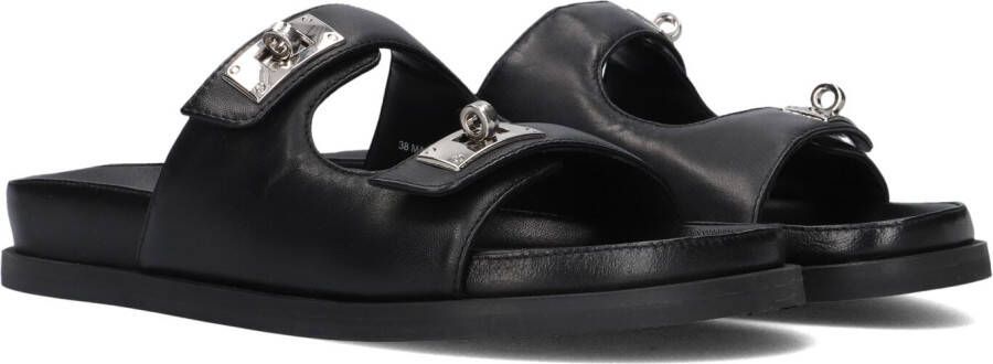 STRATEGIA Slippers Dames F65 Maat: 41 Materiaal: Leer Kleur: Zwart