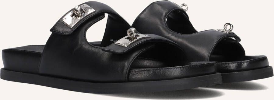 STRATEGIA Slippers Dames F65 Maat: 42 Materiaal: Leer Kleur: Zwart
