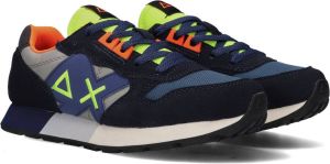 Sun68 Boy's Jaki Fluo Lage sneakers Jongens Kids Blauw