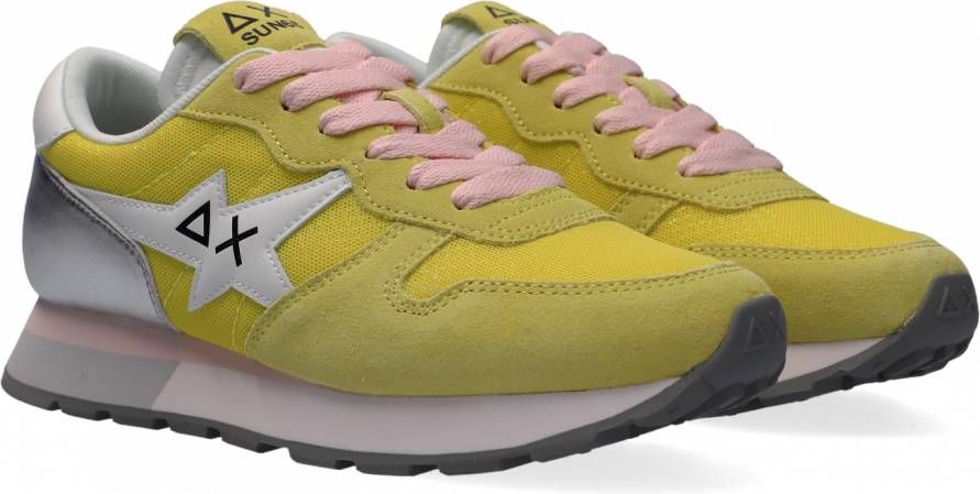 Sun68 Ally Star Basic W Lage sneakers Dames Geel - Schoenen.nl