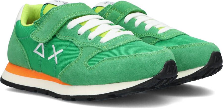 Sun68 Groene Lage Sneakers Boys Tom Solid