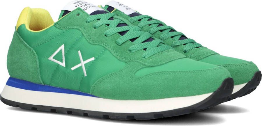 Sun68 Groene Lage Sneakers Tom Solid Nylon Men