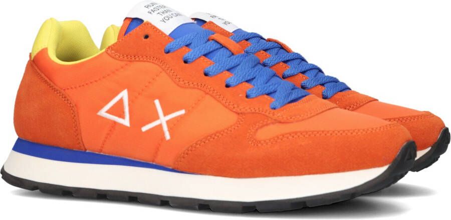 Sun68 Oranje Lage Sneakers Tom Solid Nylon Men