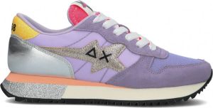 Sun68 Stargirl Glitter Logo Lage sneakers Dames Paars