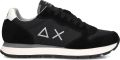 SUN68 Sneakers laag 'Men's Tom Sneakers in Nylon and Suede' zwart - Zwart
