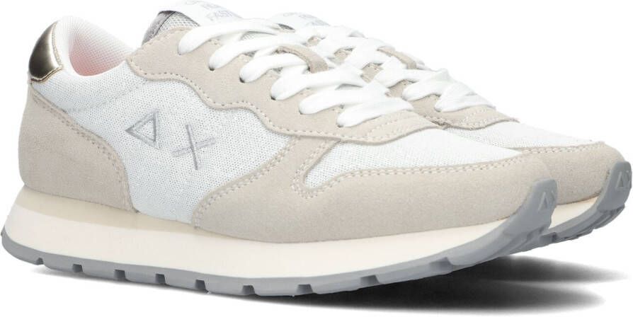 Sun68 Witte Lage Sneakers Ally Glitter