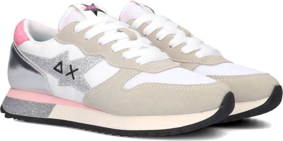 Sun68 Witte Lage Sneakers Stargirl Glitter