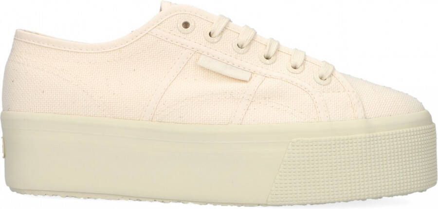 Superga 2790 Cotw Line Up And Down Lage sneakers Dames Beige