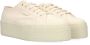 Superga 2790 Cotw Line Up And Down Lage sneakers Dames Beige - Thumbnail 1