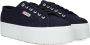 Superga 2790 Cotw Line Up And Down Lage sneakers Dames Blauw - Thumbnail 1