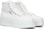 Superga 2708 HI TOP Volwassenen Half hoge schoenen Kleur Wit beige - Thumbnail 1