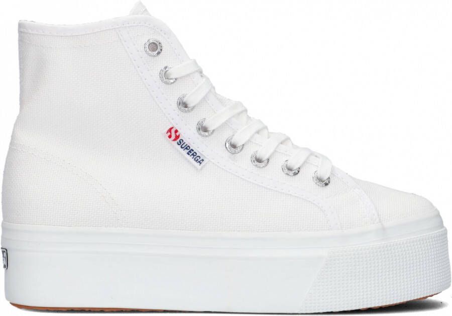 Superga 2708 HI TOP Volwassenen Half hoge schoenen Kleur Wit beige