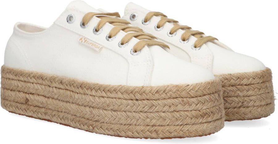Superga 2790 Drill Denim Rope Lage sneakers Dames Beige
