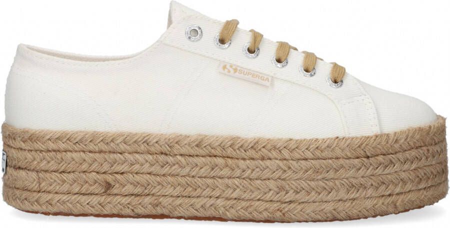 Superga 2790 Drill Denim Rope Lage sneakers Dames Beige