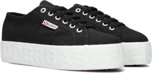 Superga 2790 3d Lettering Lage sneakers Zwart