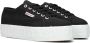 Superga Sneakers 2790 3D-Letters Zwart Streetwear Vrouwen - Thumbnail 1