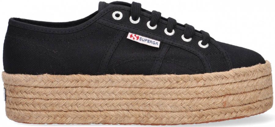Superga 2790 Rope Lage sneakers Dames Zwart