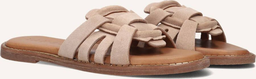 Tango Beige Suède Instapper Audrey Beige Dames