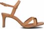 Tango | Ava 6 f camel cross sandal covered heel sole - Thumbnail 1