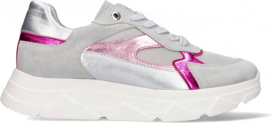 Tango | Kady fat 23 o grey metallic combi sneaker white sole